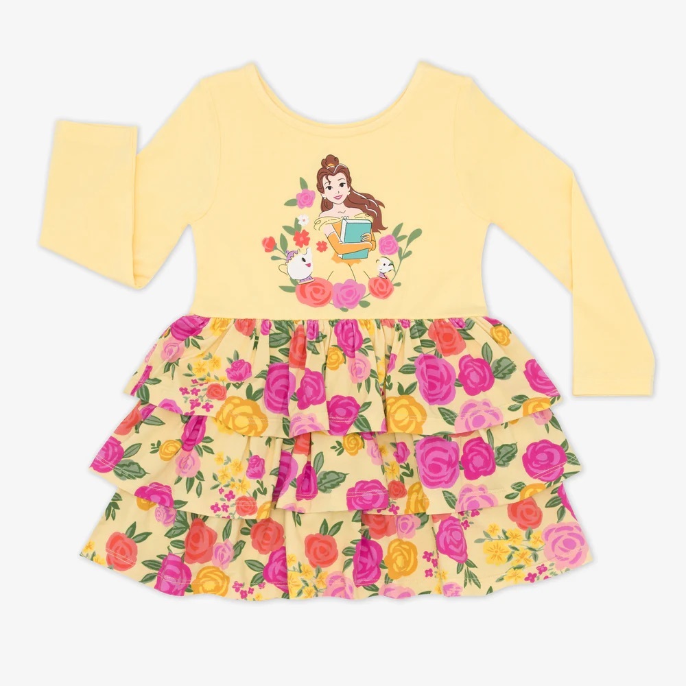 Little Sleepies Yellow Floral Kids Dress